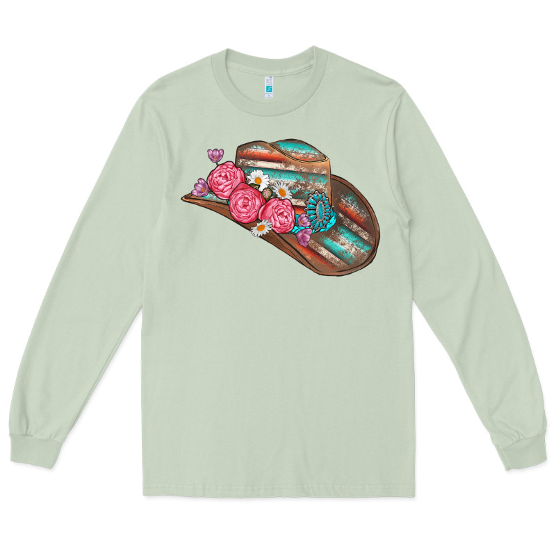Cowboy Hat Long Sleeve Tee by AdoDesignShop | Teevron