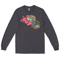 Smoke cowboy hat Long Sleeve Tee - AdoDesignShop