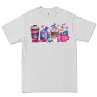 Dove Grey nail hustler coffee cups Premium Tee - texasbilliewilder