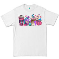 White nail hustler coffee cups Premium Tee - texasbilliewilder