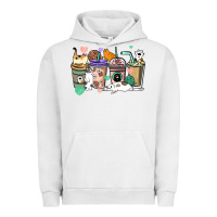 Pigment Lunar Rock Cat coffee cups Urban Hoodie - HowdyJamesFarm