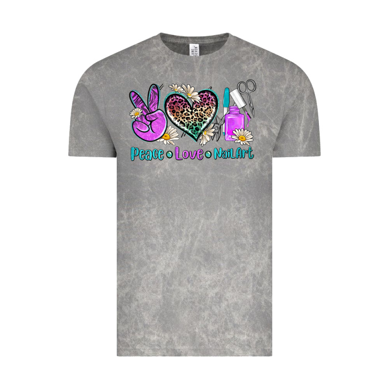 Peace Love Nail Art Vintage Tee by AdoDesignShop | Teevron