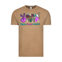 Vintage Coffee peace love nail art Vintage Tee - AdoDesignShop