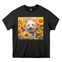 Asphalt westie Heavy Core Tee - Unal Design