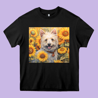 Westie Heavy Core Tee Designed By Unal Design