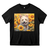 Black westie Heavy Core Tee - Unal Design