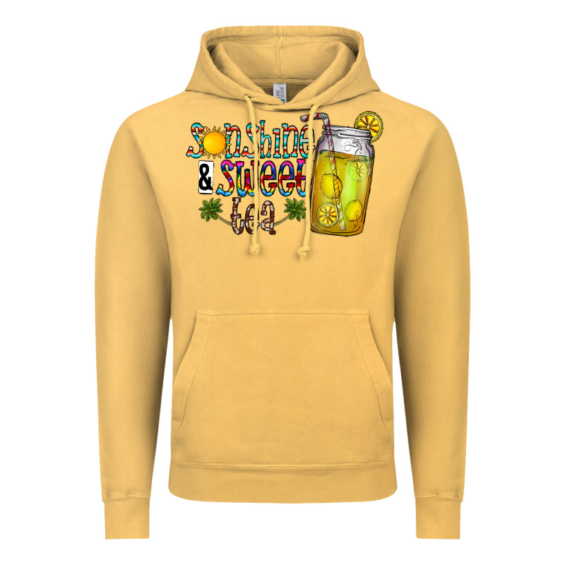 Sunshine & Sweet Tea Vintage Hoodie by CowhideDigitalArt | Teevron