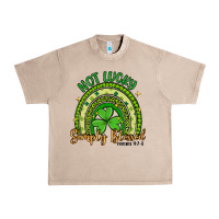 French Oak not lucky simply blessed rainbow Urban Heavy Tee - Artiststas