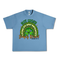 Pebble Blue not lucky simply blessed rainbow Urban Heavy Tee - Artiststas