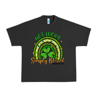 Pigment Black not lucky simply blessed rainbow Urban Heavy Tee - Artiststas