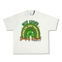 Pistachio not lucky simply blessed rainbow Urban Heavy Tee - Artiststas