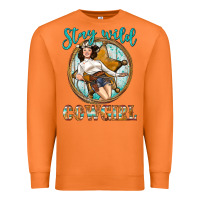 Carrot Western Stay Wild Cowgirl Premium Sweatshirt - BundleAndBundleShop