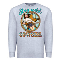 Western Stay Wild Cowgirl Premium Sweatshirt | Teevron