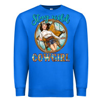 True Royal Western Stay Wild Cowgirl Premium Sweatshirt - BundleAndBundleShop