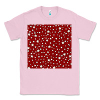 Bubblegum Pink glitter 4th of july seamless pattern Classic Tee - BundleAndBundleShop