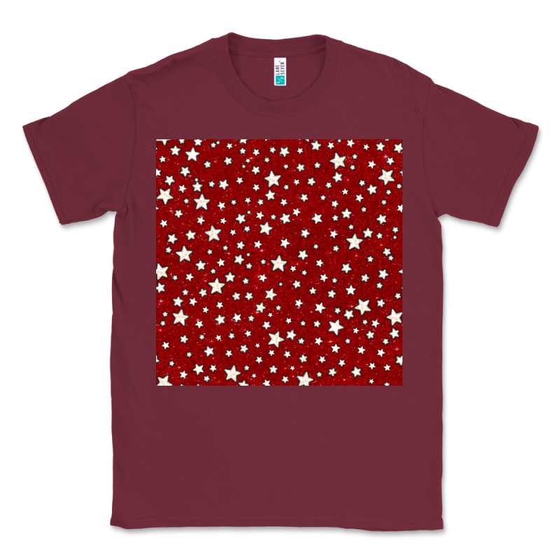 Glitter 4th Of July Seamless Pattern Classic Tee by BundleAndBundleShop | Teevron