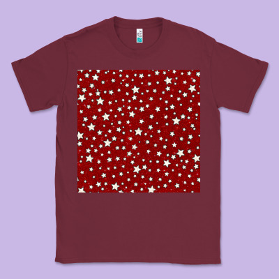 Glitter 4th Of July Seamless Pattern Classic Tee Designed By Bundleandbundleshop