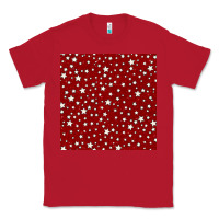 Red glitter 4th of july seamless pattern Classic Tee - BundleAndBundleShop