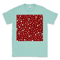 Seafoam glitter 4th of july seamless pattern Classic Tee - BundleAndBundleShop