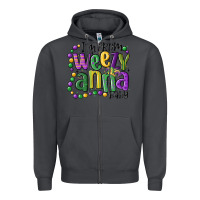 Smoke i'm from weezy anna baby mardi gras Zipper Hoodie - MaliasSmallBusiness