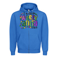 True Royal i'm from weezy anna baby mardi gras Zipper Hoodie - MaliasSmallBusiness