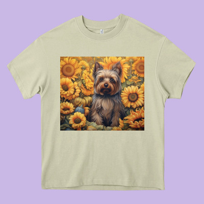 Yorkshire Terrier Heavy Core Tee Designed By Unal Design