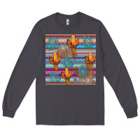 Smoke cactus gemstone seamless Long Sleeve Tee - AdoDesignShop