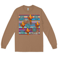 Toasted Coconut cactus gemstone seamless Long Sleeve Tee - AdoDesignShop
