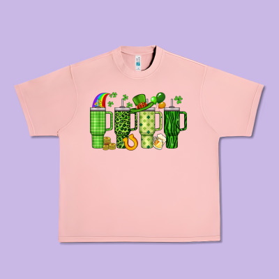 Obsessive Cup Disorder St Patrick S Day Urban Heavy Tee Designed By Artiststas