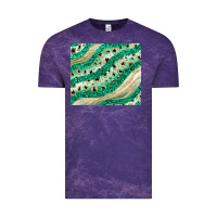 Cloud Purple green glitter Vintage Tee - JahusDesignShop