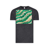 Vintage Black green glitter Vintage Tee - JahusDesignShop