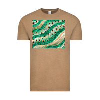 Vintage Coffee green glitter Vintage Tee - JahusDesignShop