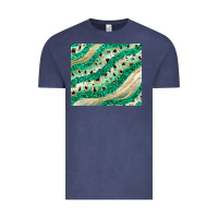 Vintage Denim green glitter Vintage Tee - JahusDesignShop