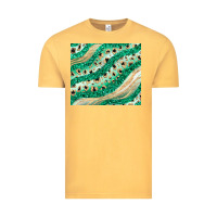 Vintage Mustard green glitter Vintage Tee - JahusDesignShop