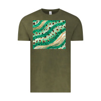 Green Glitter Vintage Tee | Teevron