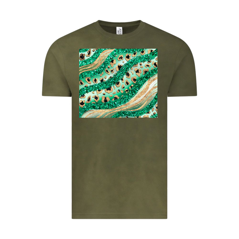 Green Glitter Vintage Tee by JahusDesignShop | Teevron