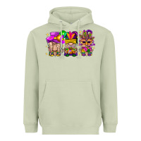 Matcha Mardi Gras Gnomies Cakes Flowers And Balloon Heavyweight Hoodie - BundleAndBundleShop