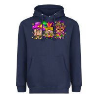 Mardi Gras Gnomies Cakes Flowers And Balloon Heavyweight Hoodie | Teevron