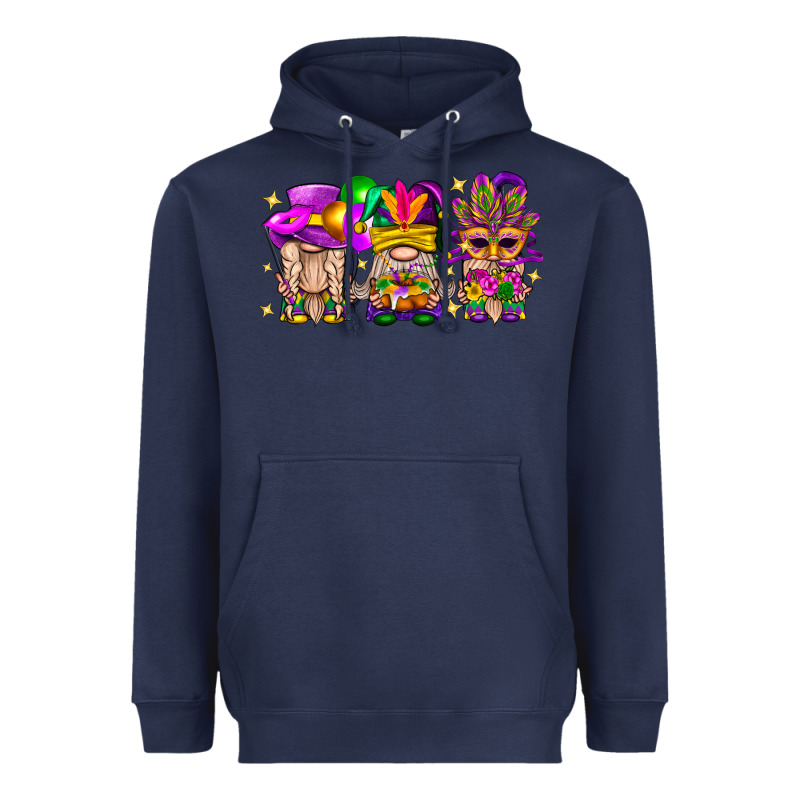 Mardi Gras Gnomies Cakes Flowers And Balloon Heavyweight Hoodie by BundleAndBundleShop | Teevron