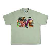 Oil Green love halloween heifer Urban Heavy Tee - AdoDesignShop
