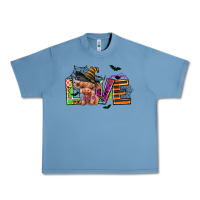 Pebble Blue love halloween heifer Urban Heavy Tee - AdoDesignShop
