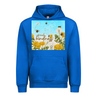 Cobalt spread kindness with dandelions Urban Hoodie - TumblerDesignByShophia