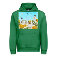 Emerald spread kindness with dandelions Urban Hoodie - TumblerDesignByShophia