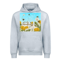 Heather Grey spread kindness with dandelions Urban Hoodie - TumblerDesignByShophia