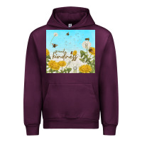 Mauve Wine spread kindness with dandelions Urban Hoodie - TumblerDesignByShophia