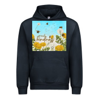 Navy spread kindness with dandelions Urban Hoodie - TumblerDesignByShophia