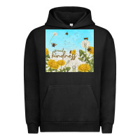 Pigment Black spread kindness with dandelions Urban Hoodie - TumblerDesignByShophia