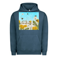 Pigment Midnight Navy spread kindness with dandelions Urban Hoodie - TumblerDesignByShophia