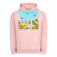Pigment Salmon spread kindness with dandelions Urban Hoodie - TumblerDesignByShophia