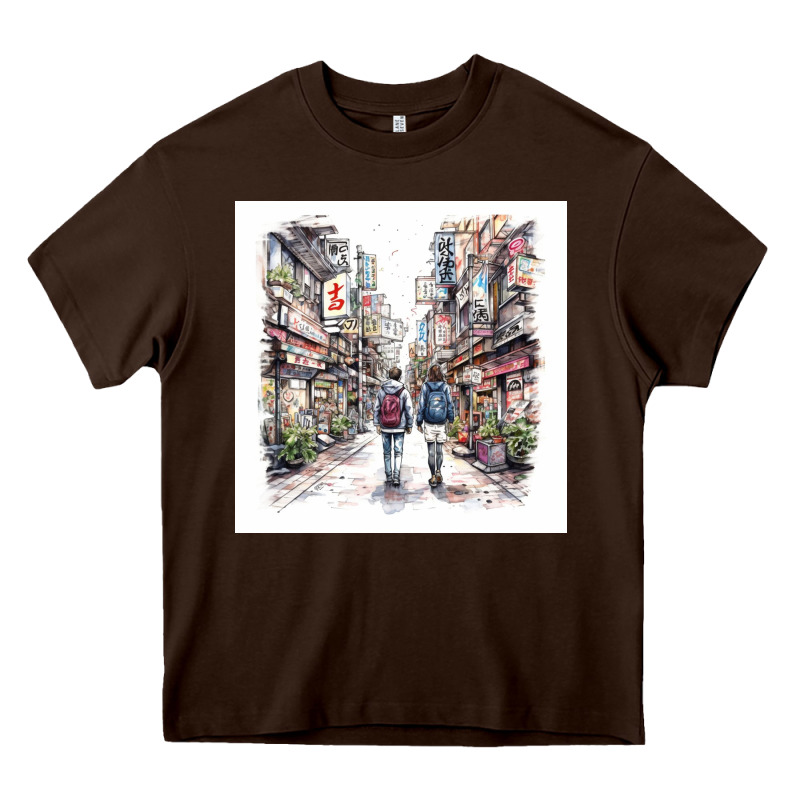 Japan Street Heavy Core Tee by Unal Design | Teevron